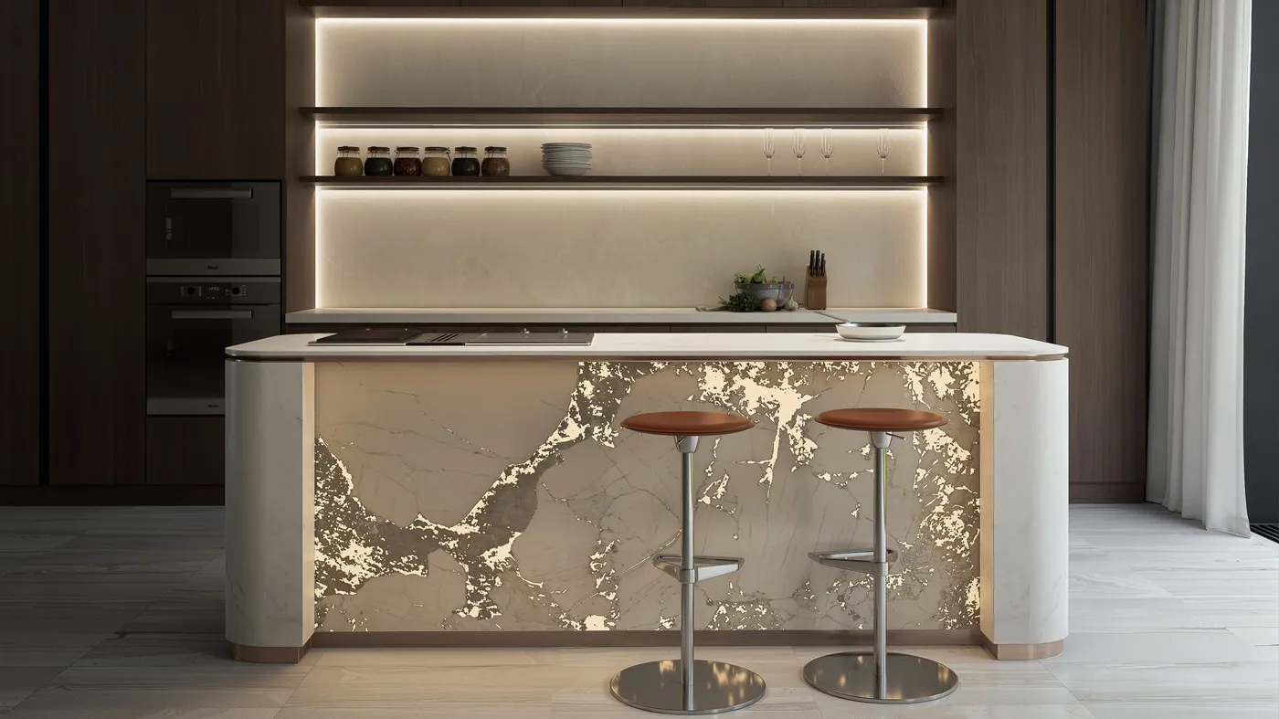 ĐẢO BẾP LUMIÈRE VEIN