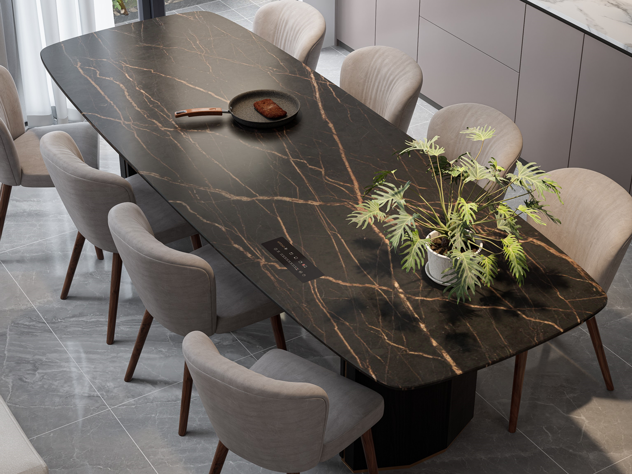 BÀN BẾP AURELIA OBSIDIAN