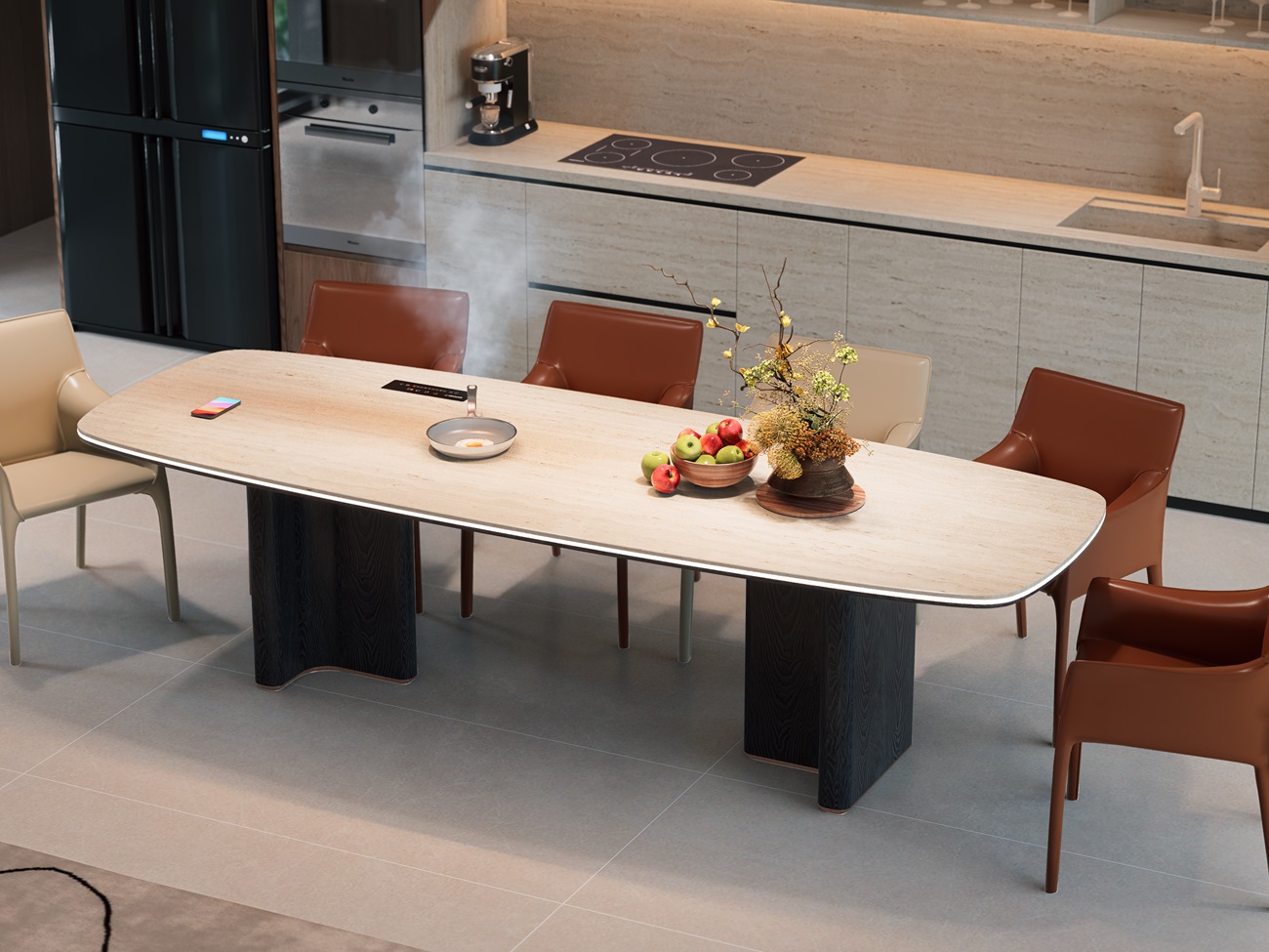 BÀN BẾP AURELIA ONYX