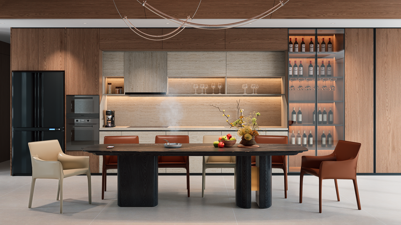 AURELIA UMBER KITCHEN TABLE