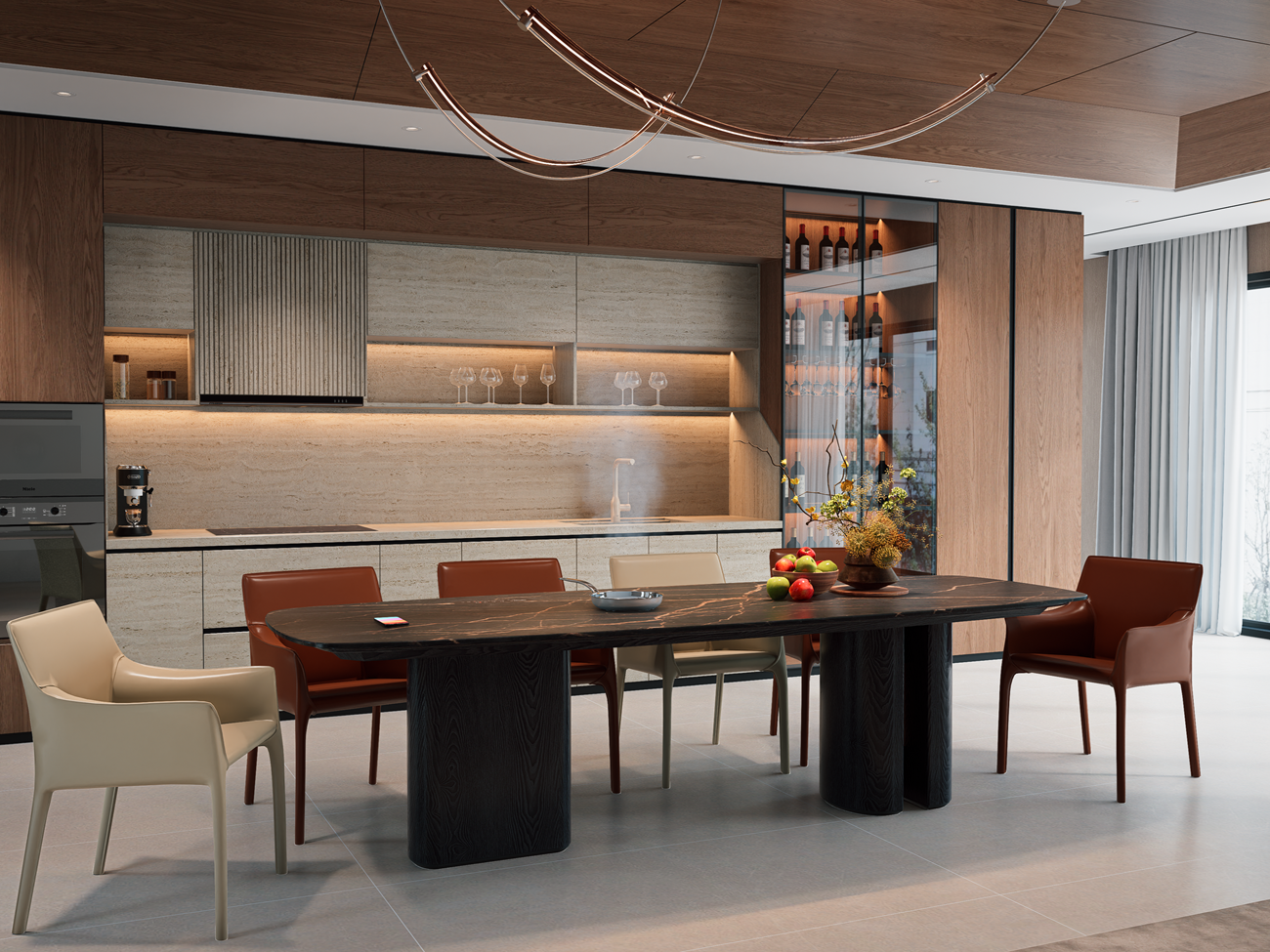 BÀN BẾP AURELIA UMBER