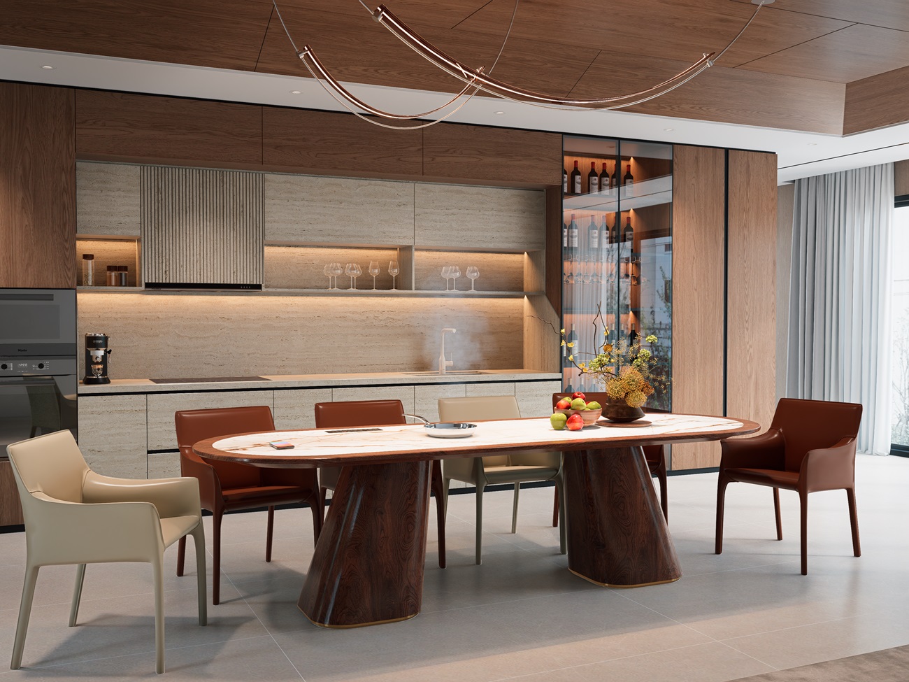 AURELIA SIENNA KITCHEN TABLE