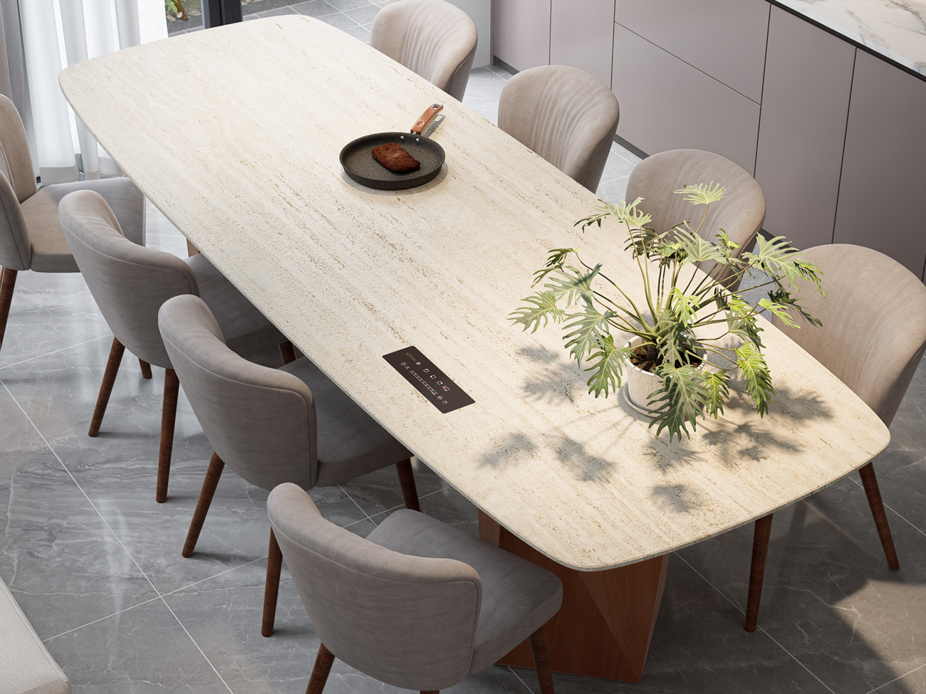 AURELIA IVORY KITCHEN TABLE