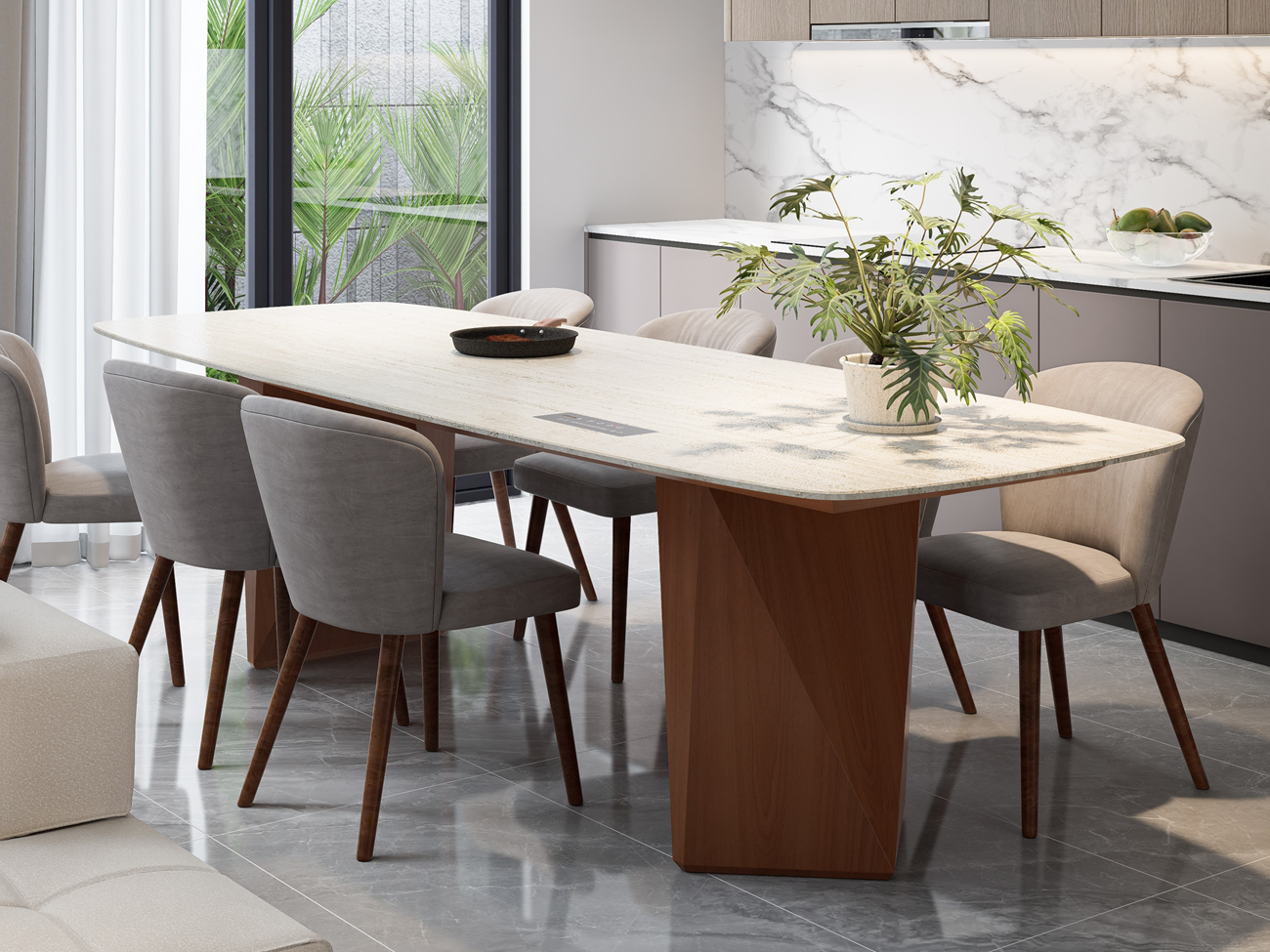 AURELIA IVORY KITCHEN TABLE