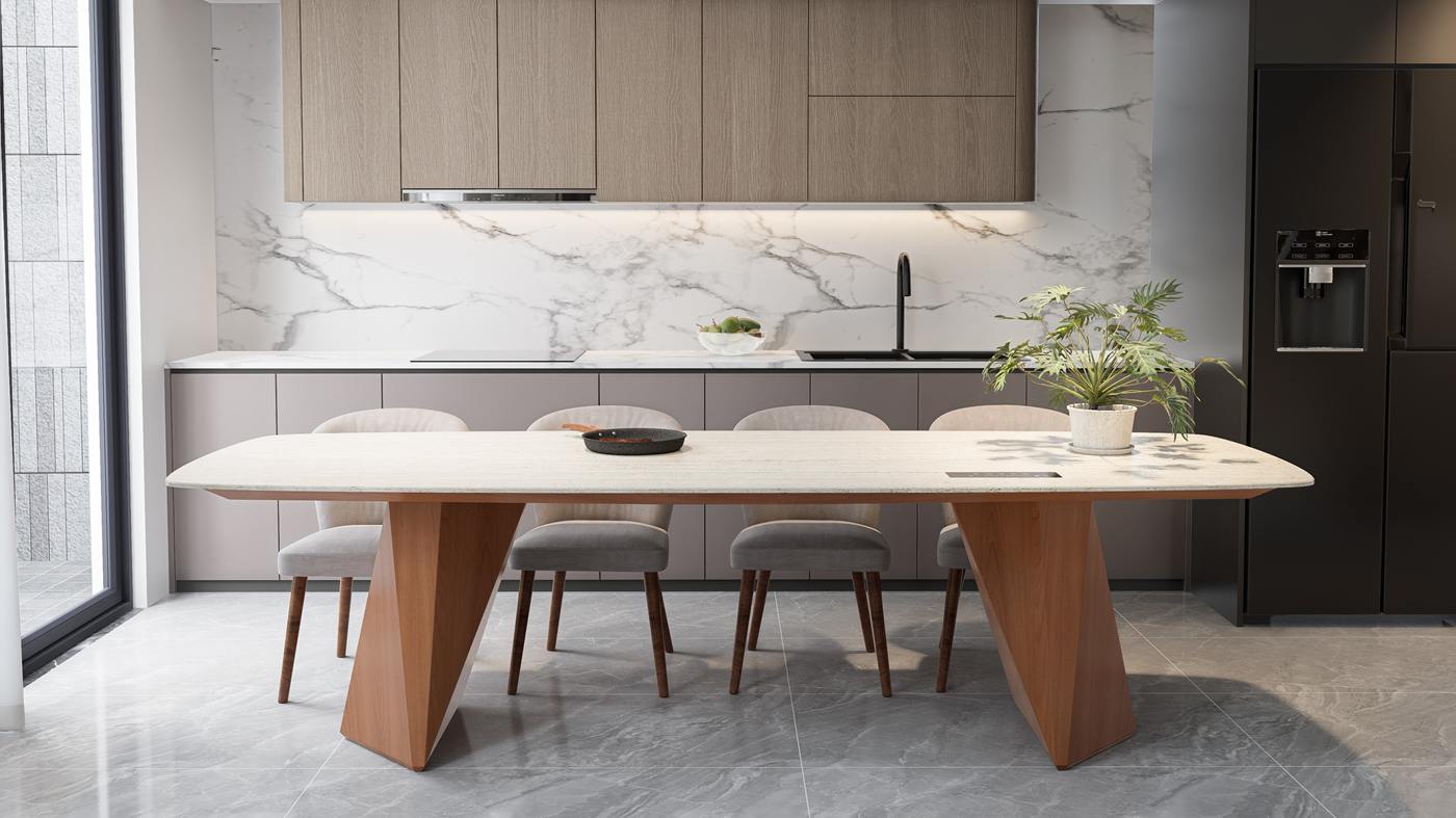 AURELIA IVORY KITCHEN TABLE