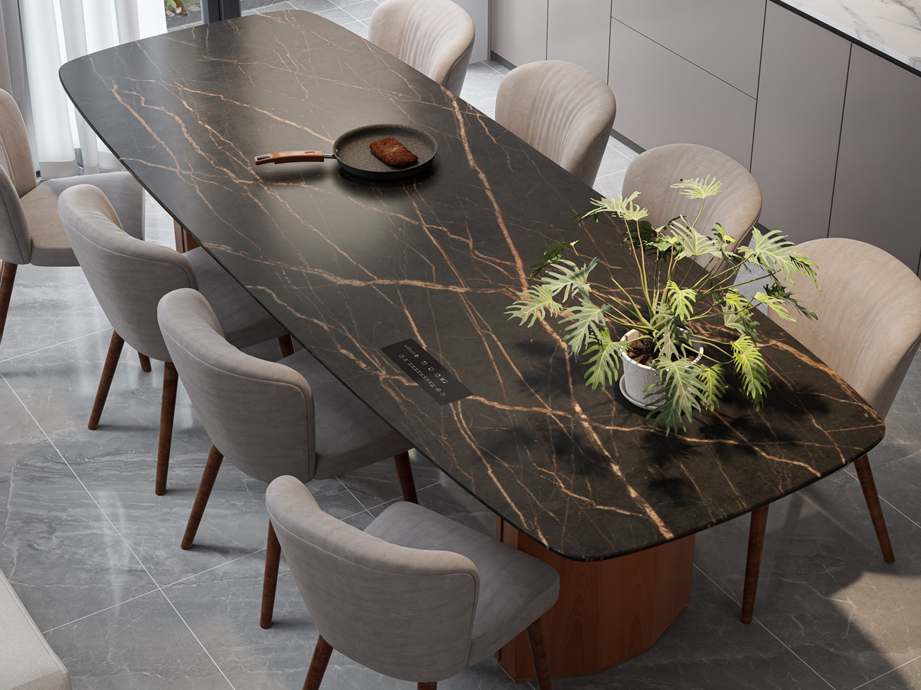 BÀN BẾP AURELIA NOIR