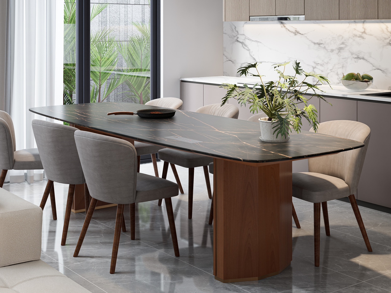 BÀN BẾP AURELIA NOIR