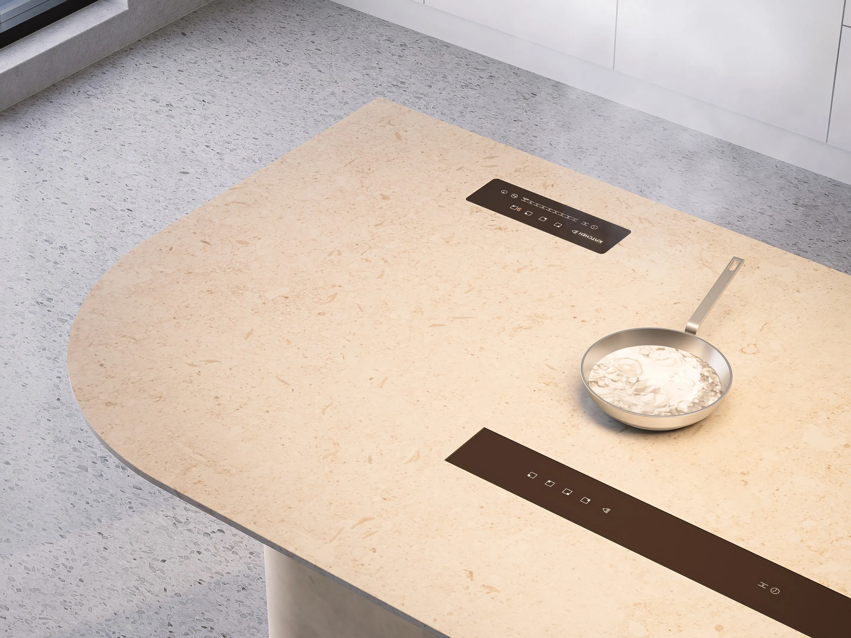AURELIA SAND KITCHEN ISLAND