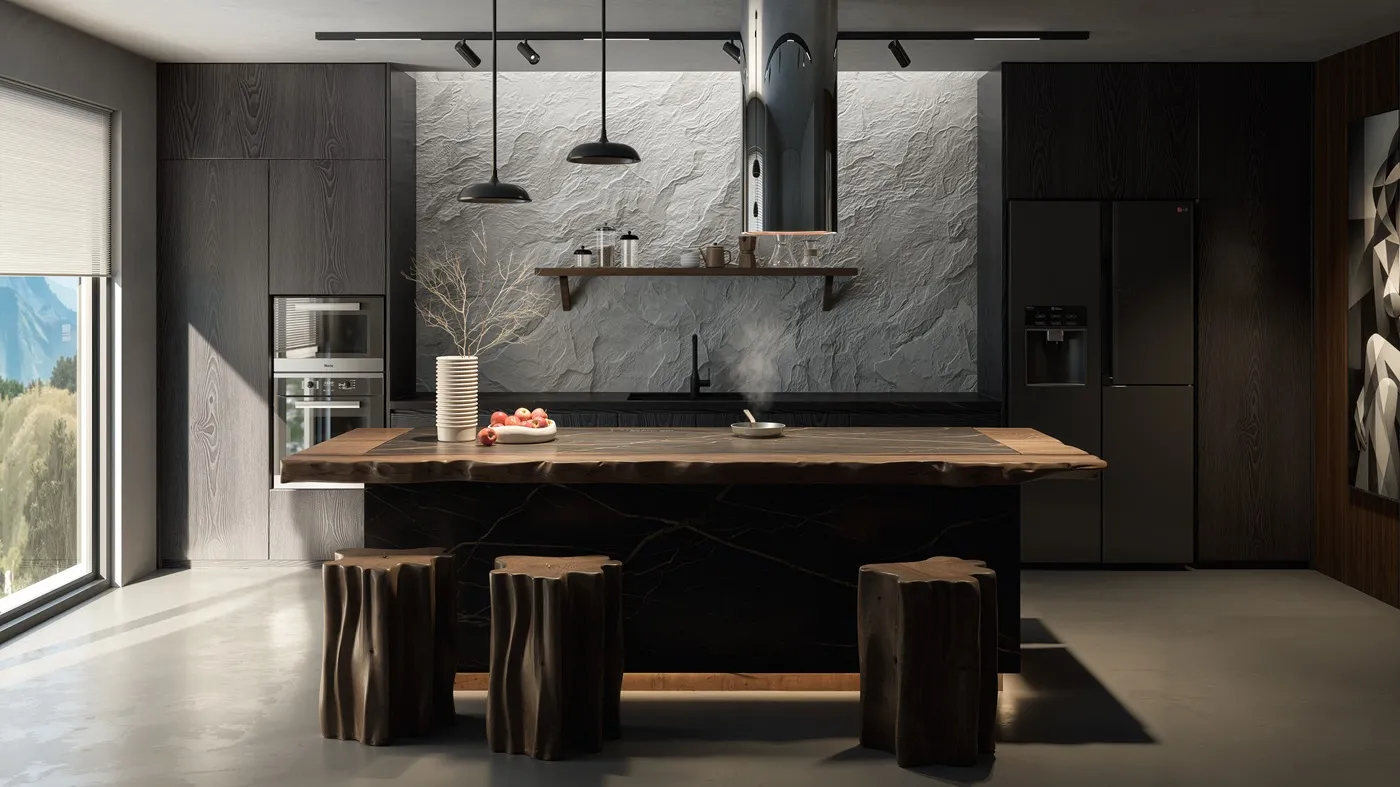 ĐẢO BẾP NOIR WOOD