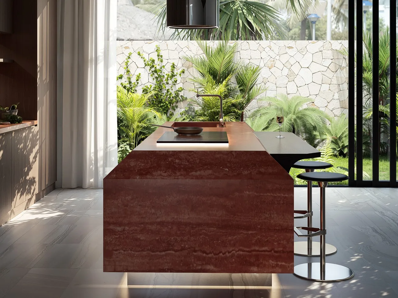 TERRA ROUGE KITCHEN ISLAND